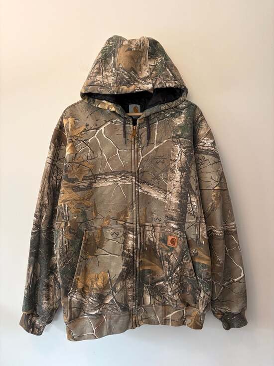 Carhartt Other - VINTAGE REALTREE CARHARTT HOODIE SIZE L